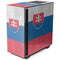 Slovakia Flag Distressed NZXT H510 Compact ATX Mid-Tower Case Skin